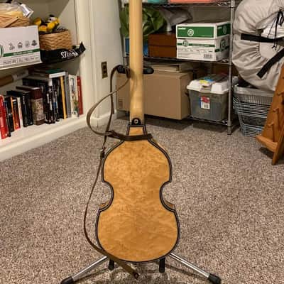 Left-Handed Hofner Deluxe Bass 5000/1 w/OHSC - Mint Condition image 5
