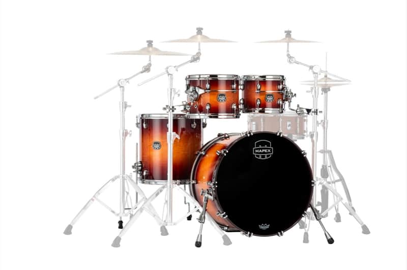 MAPEX IT SE529XBPO SATURN EVOLUTION BIRCH ROCK 4 PEZZI EXOTIC SUNBURST image 1