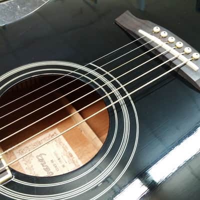 Ibanez V-70CE Acoustic/Electric Guitar (Black) image 2
