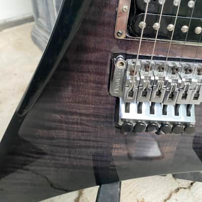 2010s Lado Earth 2002  - Trans Black Flame Maple Top with OHSC image 7