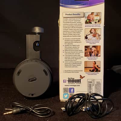 On-Stage BS4080 Mini Bluetooth Speaker w/ Clamp image 2