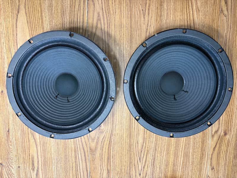 Pair Foster 30S38 12" Guitar Speakers Woofers 8Ω 20W Japan Tested Excellent image 1