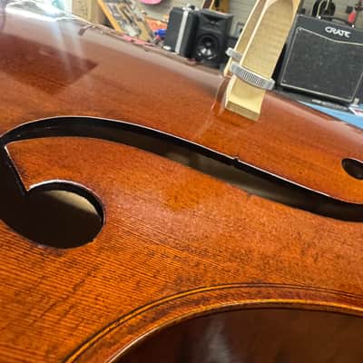Encore. 3/4 Upright Double Bass.(2011)(Spruce/Flamed Maple)(Carry Bag) image 14