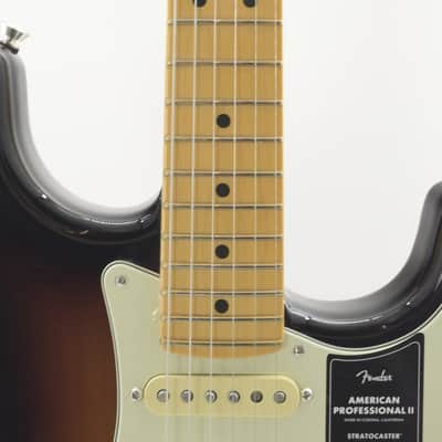 Fender American Professional II Stratocaster with Maple Fretboard 2023 - Present - Anniversary 2-Color Sunburst image 2