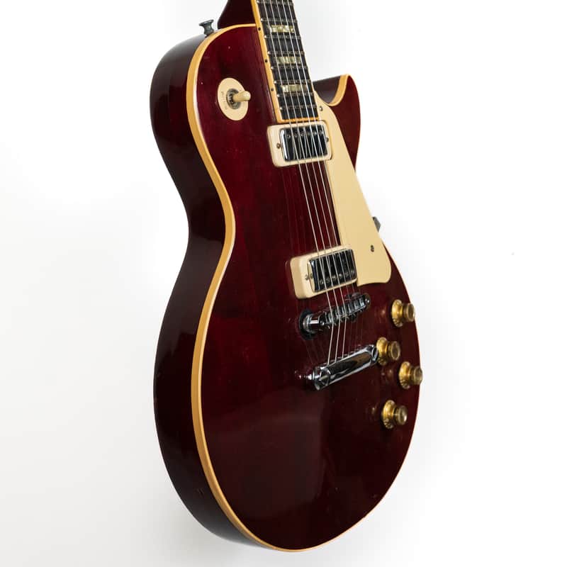 Gibson 1975 Les Paul Deluxe, Wine Red | Reverb
