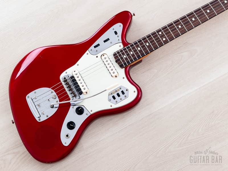 2000 Fender American Vintage '62 Jaguar Yamano, Candy Apple Red w/ Matching Headstock, Case & Tags image 1