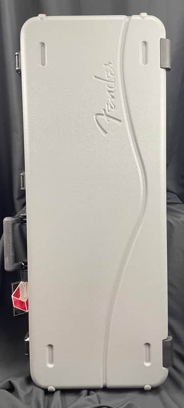 Fender Deluxe Molded Stratocaster / Telecaster Case Silver / Blue image 1