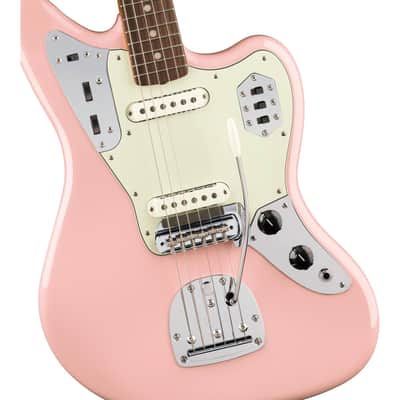 Fender Vintera III Mid 60s Jaguar Guitar w/ Gig Bag - Shell Pink image 1