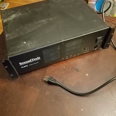 SoundTech PL802 3U Power Amplifier rack mount 800W 800 watt bridged or 400W stereo into 8 Ohms 2000s image 1