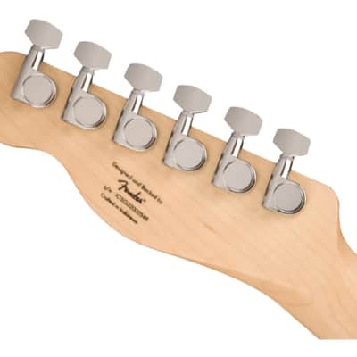 Used Squier Sonic Telecaster - Black w/ Maple FB image 5