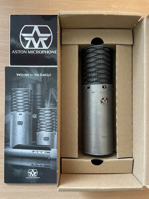 Aston Spirit Large Diaphragm Multipattern Condenser Microphone - Silver image 1