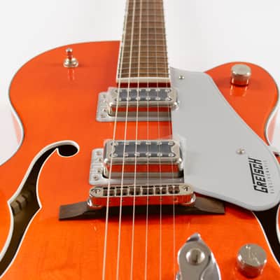 Gretsch G5420T Electromatic Classic Hollowbody Single-cut Electric Guitar with Bigsby - Orange Stain image 3