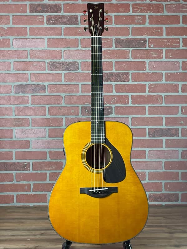 Yamaha FGX5 Red Label Dreadnought Natural | Reverb