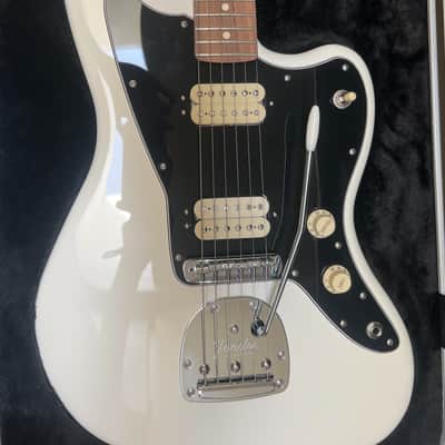Fender Player Jazzmaster HH Solidbody Electric Guitar - Polar White with SKB Hardshell Case image 4