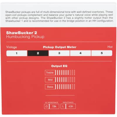 Fender ShawBucker 2 - Humbucker Pickup for Guitars image 3