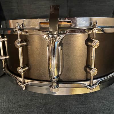 Gretsch GAS5514-ST Brooklyn Standard 5.5x14" 8-Lug Snare Drum 2020 - Present - Satin Black Metallic image 4