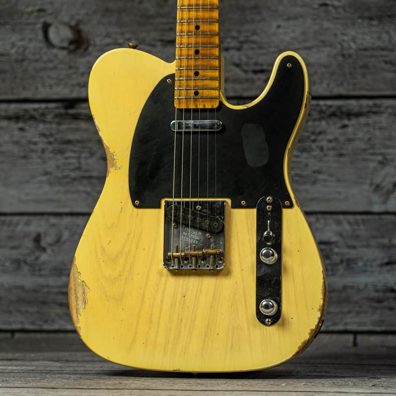 Fender Custom Shop F24 LTD Blackguard Telecaster Relic -  Faded Nocaster Blonde image 1
