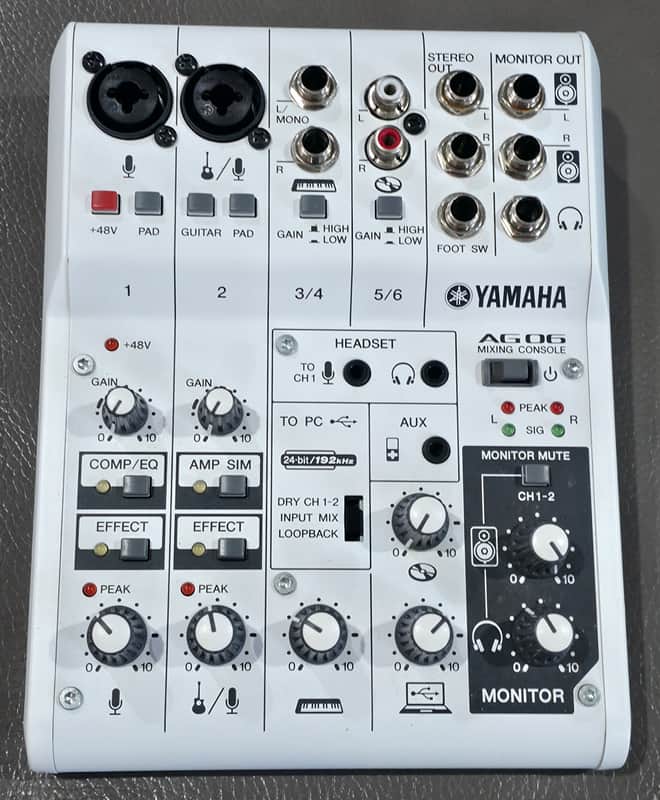Yamaha AG06, 6 Channel Analog Mixer image 1