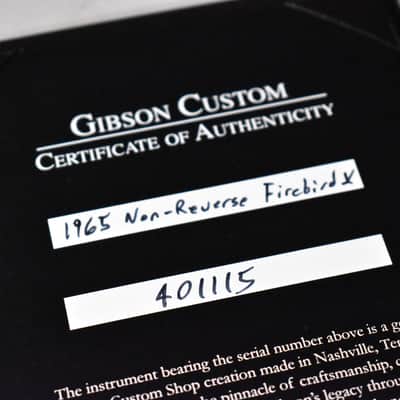 2024 Gibson Custom '65 Non-Reverse Firebird V | VOS Vintage Sunburst w/OHSC image 3