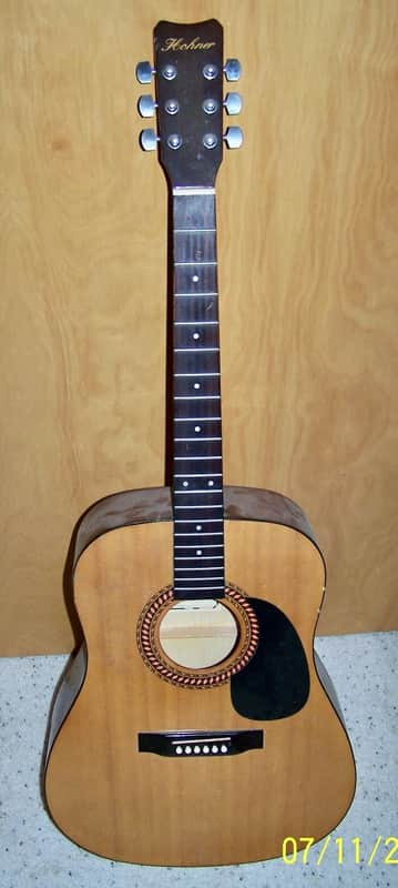 Hohner HW220 Steel String Acoustic Guitar 1980's/90's image 1