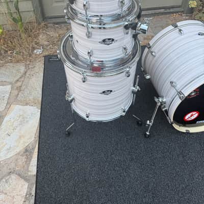 Pearl Export 4pc Drum Set kit in Slipstream White image 6
