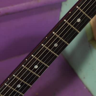 1962 Supro Belmont (National/Valco) Pink Pearloid Electric Guitar (VIDEO! Fresh Refret+Work, Ready) image 4