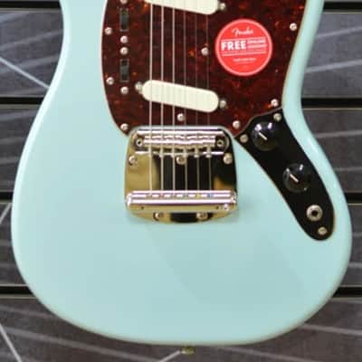 Fender Squier Classic Vibe '60s Mustang Sonic Blue Electric Guitar image 6