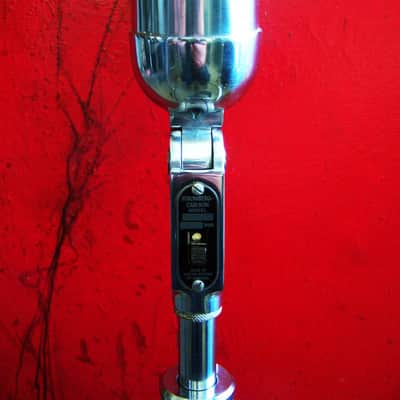 Vintage 1950's Stromberg Carlson MD-37CS dynamic microphone / Electro Voice 630 variant Hi Z harp mic w cable & stand image 4