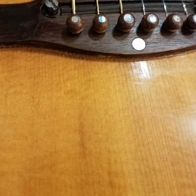Rare Bruno Ventura CF-100 1970s Natural Grand Concert Guitar Japan image 14