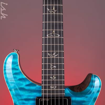 PRS Wood Library Special Semi-Hollow 10-Top Quilt Aquableux Custom Color image 7