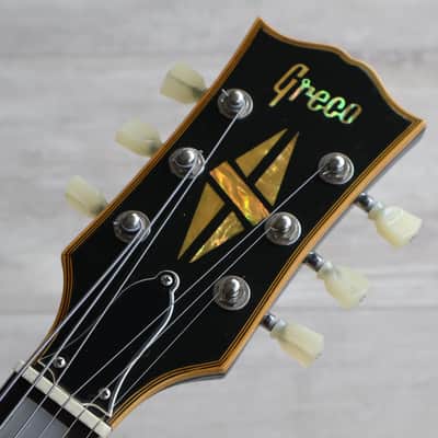 1974 Greco Japan EG-380B Les Paul Custom w/Bareknuckles (Ebony) image 2