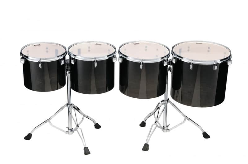 Tama CSLT4L-TBF Low-Pitched Concert Tom Set 4 pcs. - Transparent Black Fade/Chrome HW image 1