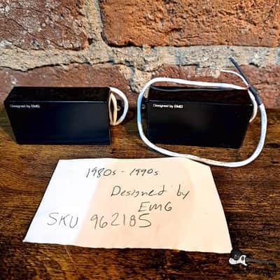 Designed by EMG Set of Humbucker Pickups (1980-90s - Black) image 7