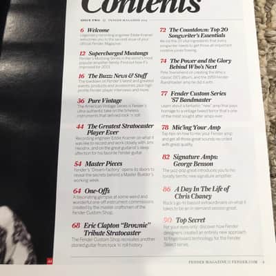 Fender Magazine - Issue Two 2013 - Jimi Hendrix image 3