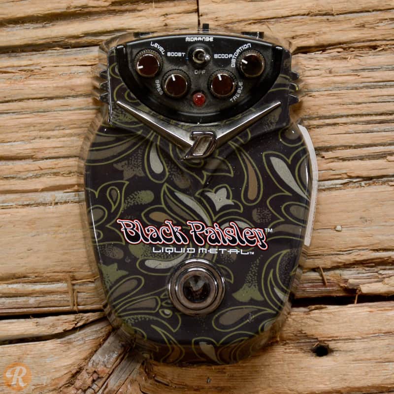 Danelectro Black Paisley Liquid Metal image 1
