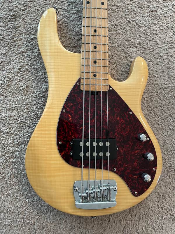 OLP by Ernie Ball 5-String Stingray Bass Natural image 1