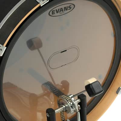 Evans EQPC2 EQ Double Pedal Patch 2 Pack- Clear Plastic image 2