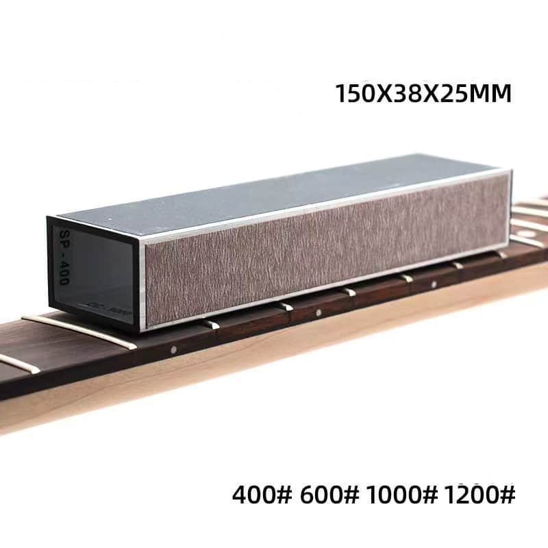 Guitar Fret Sanding Leveler Beam Leveling Rod with Self-adhesive Sandpaper - Repair & Care Polishing - Luthier's Tools,price include the import duty for US buyer image 1