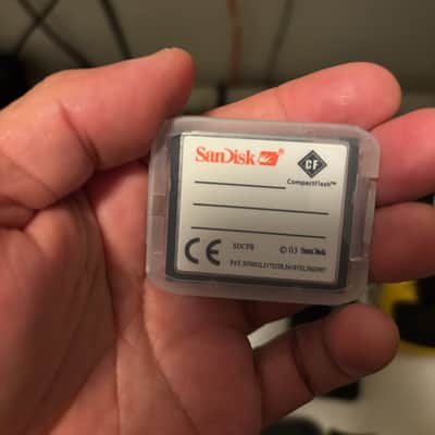 SANDISK Flash compact memory card 256 MB Mid 1990s image 2