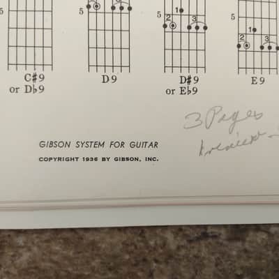 Vintage 1936 Gibson System For Guitar Volume One and Two Lesson Packets! EXTREMELY Rare Complete Sets! image 6