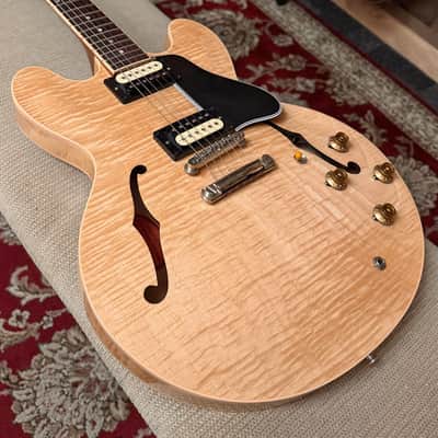 Gibson ES-335 Dot Figured Antique Natural 2004 w/ OHSC - Seymour Duncan Pickups image 12