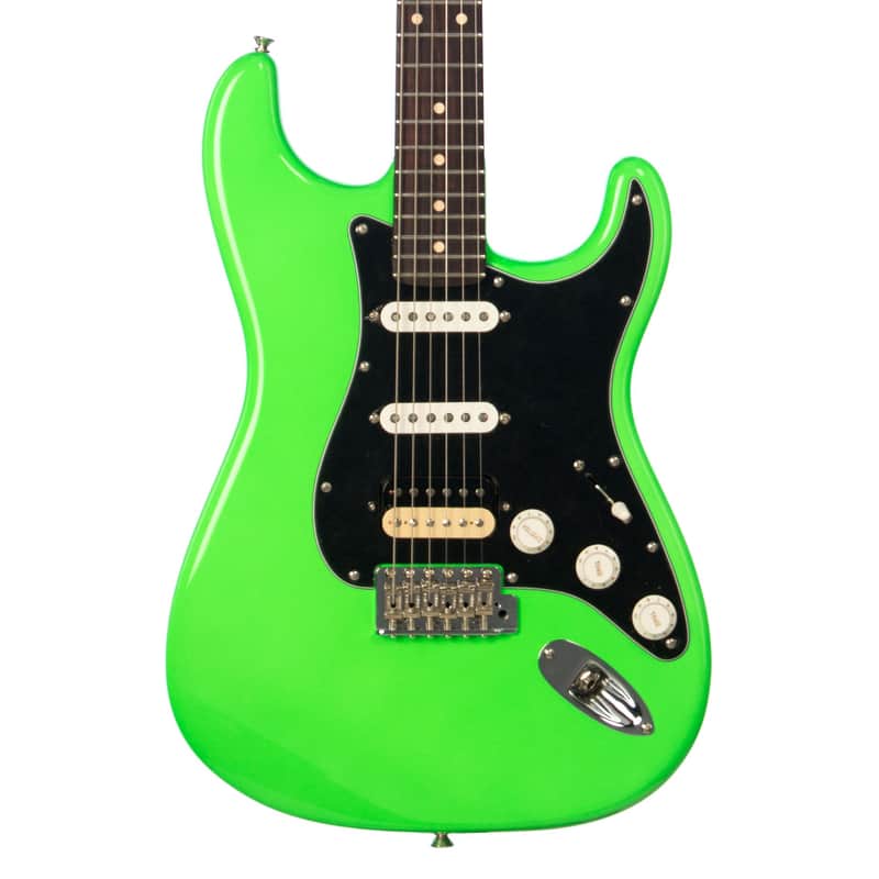 Fender Custom Shop MVP Stratocaster HSS NOS - Neon Green - Rosewood Neck w/ 2-Step Headstock - Dealer Select Master Vintage Player Series Electric Guitar - NEW! image 1