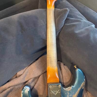 Fender Custom Shop Masterbuilt 1960 Stratocaster Heavy Relic - Dale Wilson 2024 - Lake Placid Blue image 6