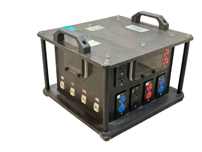 100A LEX POWER DISTRO 30A X2 L21-30, 20A X12 EDISON X 8NAC3 POWERCON #2368 image 1