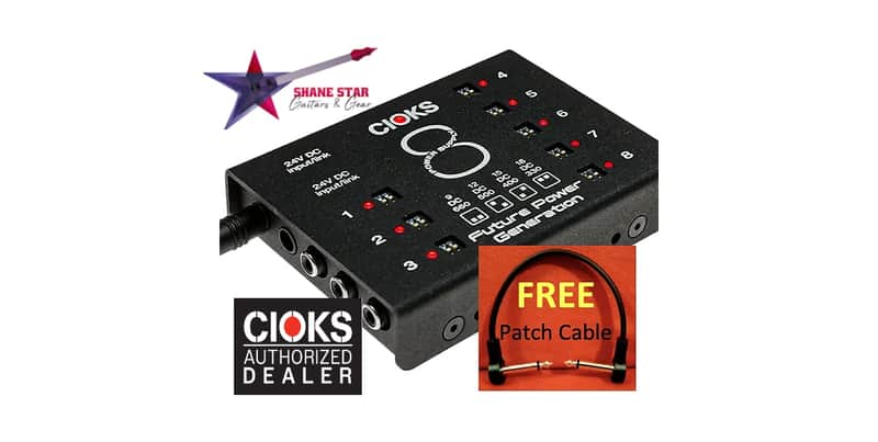 CIOKS C8e Pedal Power Expansion WATCHLIST OFFER! Expand Your DC7⚡Switchable Outputs:9,12,15,18Volts +Cables image 1