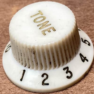 Fender Vintage Stratocaster Tone Knob '70s - Parchment image 4