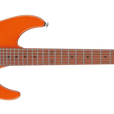 Ibanez Prestige AZ2402 Electric Guitar, Roadster Orange Metallic w/ Case image 2