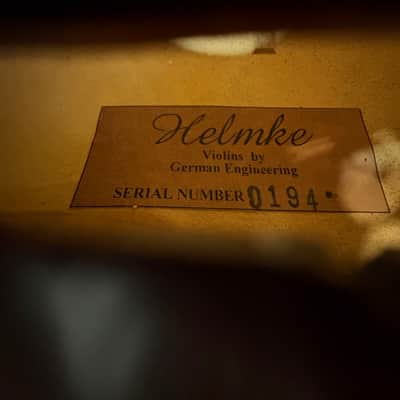 Helmke Violins 4/4 German Engineering W/ Case Used Good Condition image 15