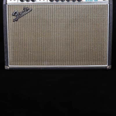 Vintage Fender Vibrolux Reverb "Drip Edge" Amp - Black Tolex - 1968/69 image 2