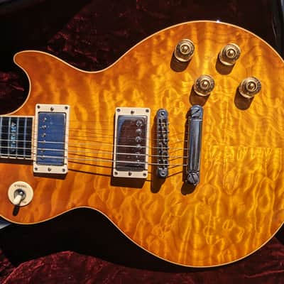 2002 Gibson Custom Shop Les Paul Elegant - AAAA - Amber Quilt Top - 7lbs - 12oz image 4